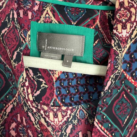 Anthropologie Midi Dress 3/4 Sleeve Miska Plum Kaftan Caftan Dress Small - Picture 3 of 7